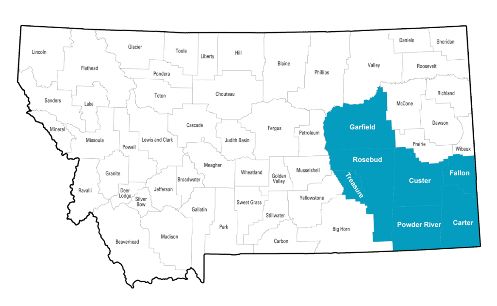 Serving The Montana Counties Of Carter • Custer • Garfield • Powder River • Rosebud • Fallon • Treasure Counties